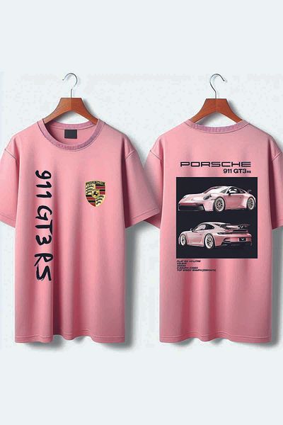 Vordevia Μπλουζάκι Porsche Printed Oversize