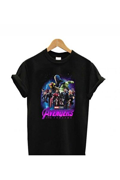 Elvino Marvel Baskılı Oversize Unisex Rahat Kalıp Tshirt