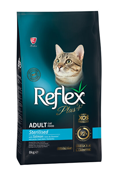 Reflex Plus Somonlu Kısırlaştırılmış Kedi Maması 8 Kg