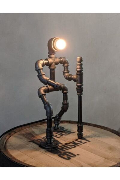 Blbndesign Dekoratif Masaüstü Insan Modeli Aydınlatma Lambader