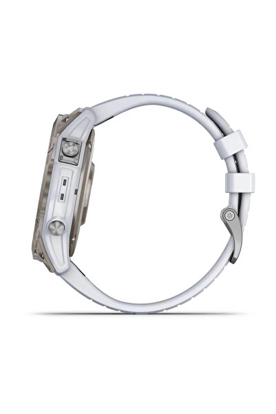 Garmin GARMIN EPIX PRO (GEN 2) SAPPHIRE EDITION- 51MM - TITANIUM WITH WHITESTONE SILICONE BAND