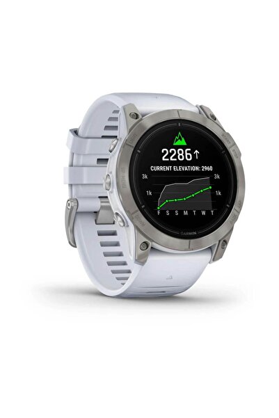 Garmin GARMIN EPIX PRO (GEN 2) SAPPHIRE EDITION- 51MM - TITANIUM WITH WHITESTONE SILICONE BAND