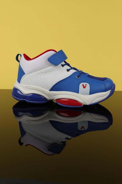 Vicco Size 32-38 Boy's Saks Blue Hori Sports Shoes