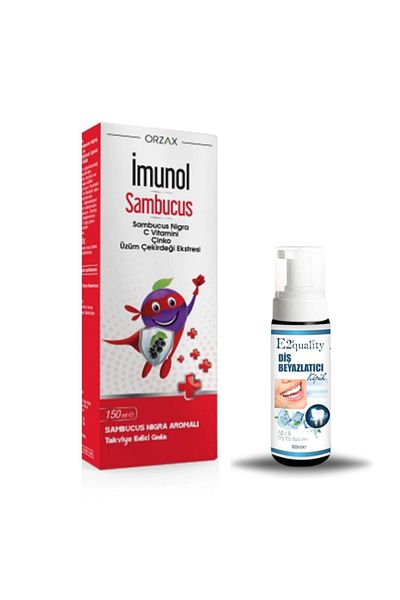 Ocean Orzax Immunol Sambucus Syrup - 150 Ml + Gift Whitening Foam