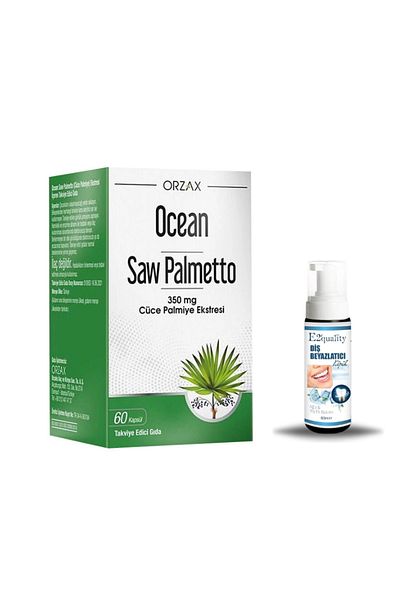 Ocean Orzax Ocean Saw Palmetto 60 Capsules + Gift Teeth Whitening Foam