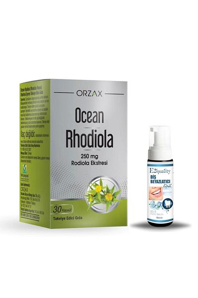 Ocean Orzax Ocean Rhodiola Capsule 250mg 30 Capsules + Gift Teeth Whitening Foam