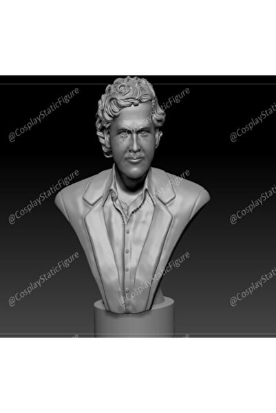Goplast Premium Pablo Escobar Büst Figür Hediyelik 15 cm