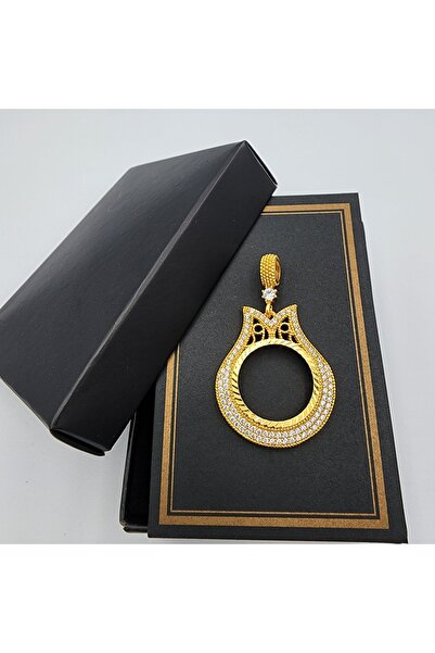 IŞILDAGOLD ÇEYREK ALTIN KOLYE UCU LALE MODEL