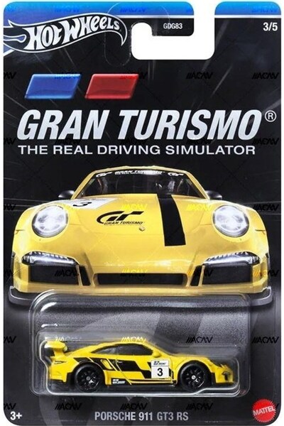 HOT WHEELS Gran Turısmo Arabaları Özel Seri Porsche 911 Gt3 Rs HRV65 - GDG83