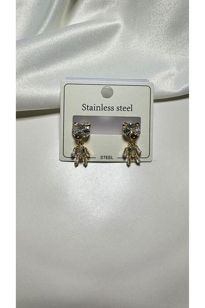 Happy Bear WOMEN'S Steel Earrings