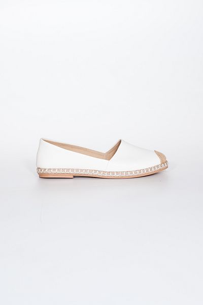 BAKGİY White Puffy Women's Ballerina Ballet Bg1010-111-0001