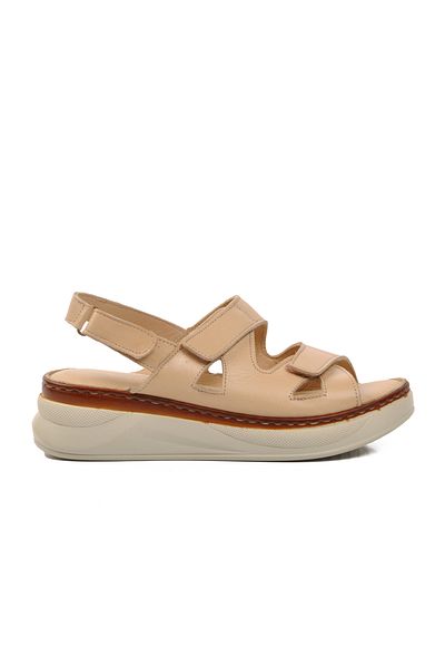 Venüs 24340228Y Sandale de damă din piele naturală bej