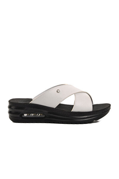 Muya 34011 Mafy White Women's Slippers
