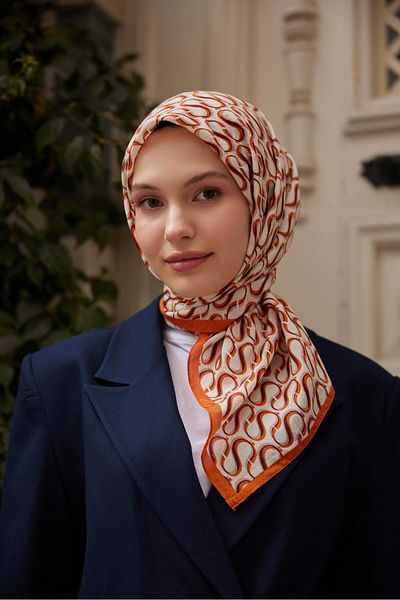 Şalland S Pattern Baroq Scarf Tile