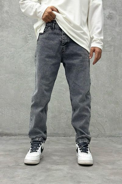 MADZEYMODA Ανδρικό τζιν Boyfriend Grey Jean