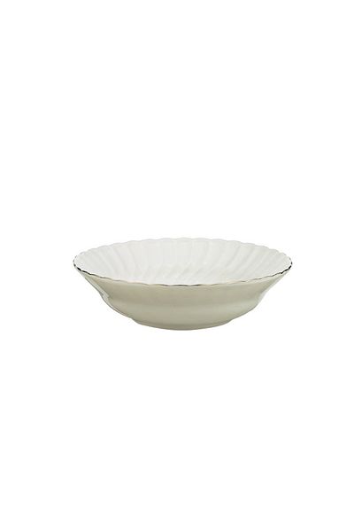 Kütahya Porselen BONE LILIUM 6 PIECES 15CM BOWL PLATINUM Mesh