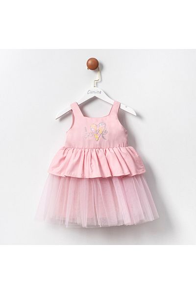 DIDuStore Rochie Starry Tutu pentru bebeluși și copii - Detaliu de broderie strălucitoare