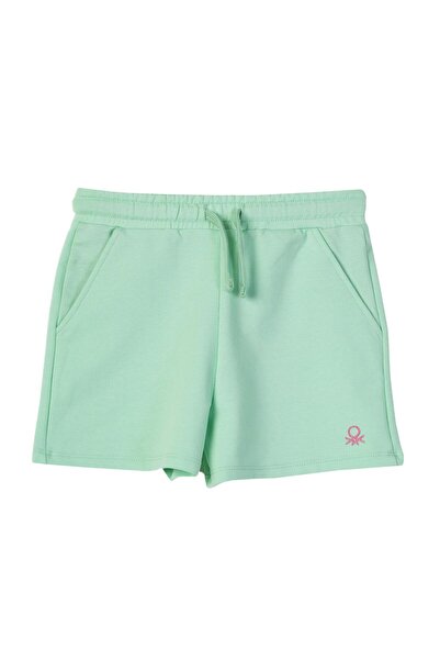 Benetton United Colors of Benetton Girl Green Shorts BNT-G282-R