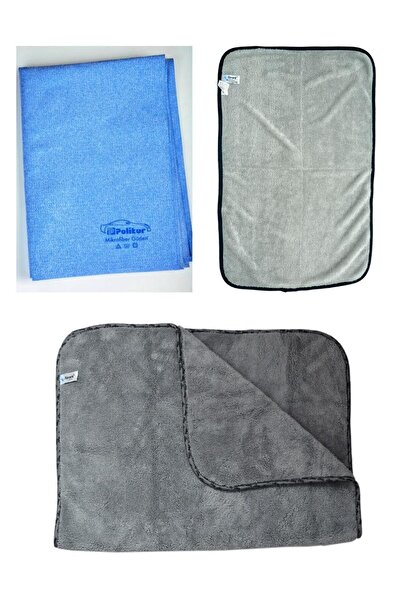 Polikur 3356 Güderi Oto Kurulama Bezi & Spark 2315 Havlu Bez & Spark 2316 Pel...