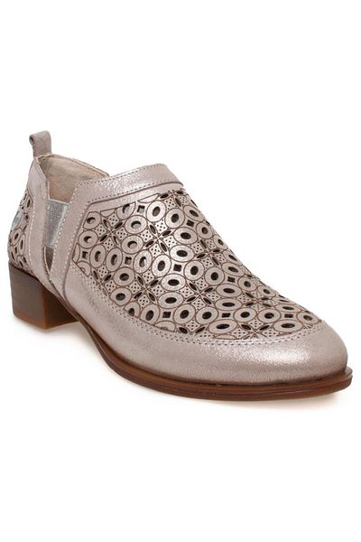 Mammamia D24Ya-640 Women's Leather Casual Shoes