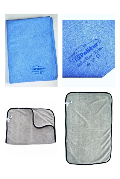 Polikur 3356 Mikrofiber Güderi Oto Kurulama Bezi ve Spark 2315 Uber Oto Kurul...