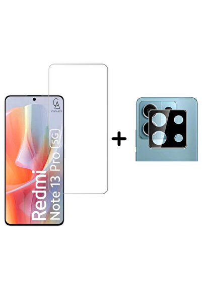 Coolacs Xiaomi Redmi Note 13 Pro 5G Temperli Cam Ekran Koruyucu ve Kamera Len...