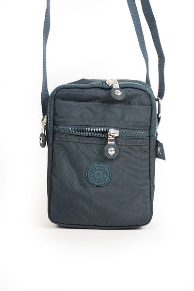 İMAKS Small Size Mega Crinkle/Clink Is Waterproof Imported Fabric Cross Shoulder Phone Bag Petrol 227