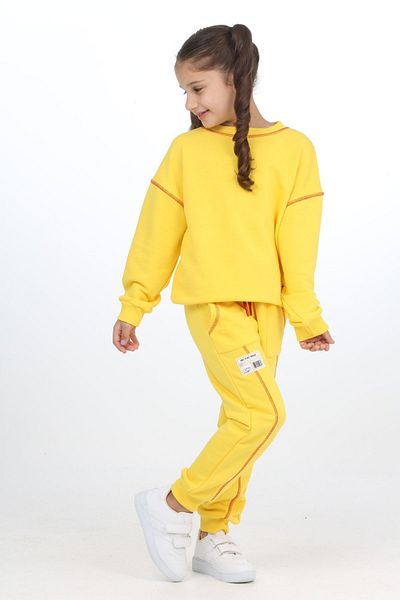 ixoskids club Boy's or Girl's Crew Neck Tracksuit Set minah-08020002