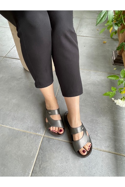 Hızlı Al Παντόφλες από μαλακό δέρμα αδιάβροχο