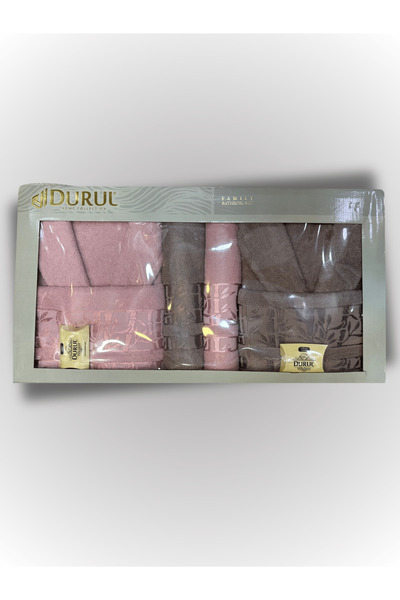 Durul Çift Kişilik Bornoz Seti