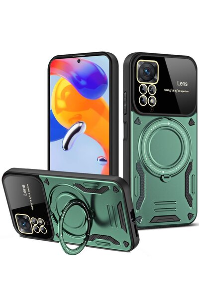 Rivor Xiaomi Redmi Note 11 Pro & 12 Pro 4g Kılıf Kamera Korumalı Magsafe Dest...