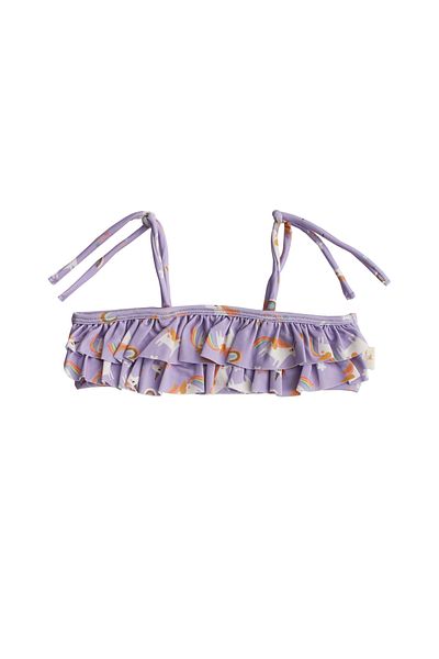 Miela Kids Uv Protection Frilly Rainbow Unicorn Bikini Set Size: 2-3 Years