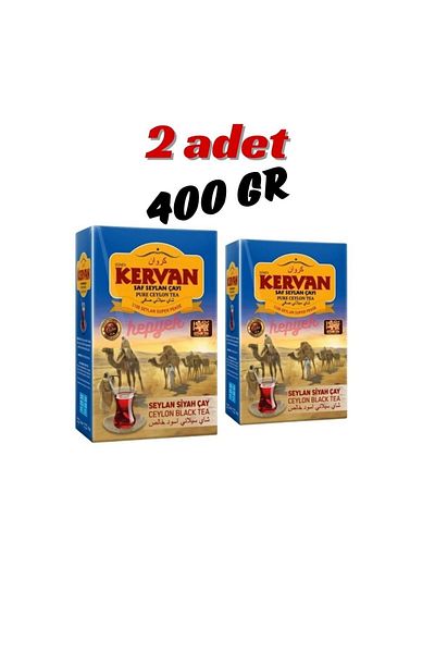 Kervan Pure Ceylon Tea - 2x400 gr Imported Design