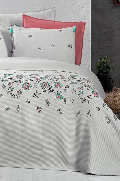 Sarev Saira Gray Single Pique 100% Cotton Set