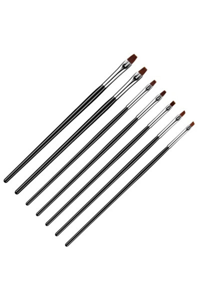 Nail Master 7'li Protez Tırnak Jel Fırçası Seti