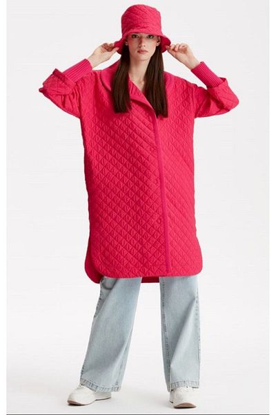 tığstore 1495 Quilted Knitwear Detailed Cardigan Qks Cardigan 1495#23-10#