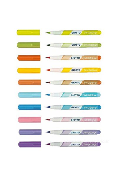 Giotto Turbo Soft Brush 10 Pastel Renk