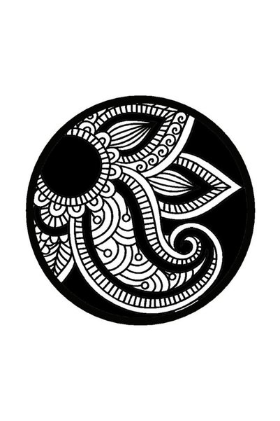 Generic Brand Flower Pattern (Auto-Motor-Laptop-Wall-Decor) (Type 4) 20 x 20 Cm
