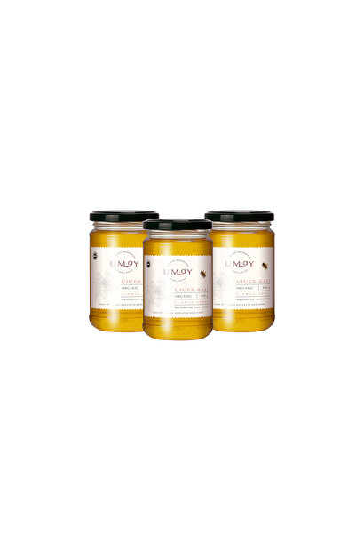 Umay Herbal 3'lü Paket - Organik Çiçek Balı (Poliflora) 850 gr