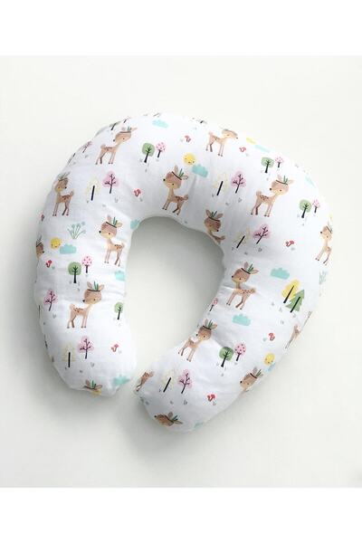 grow with muslin Baby Breastfeeding and Sitting Cushion - 100% Cotton