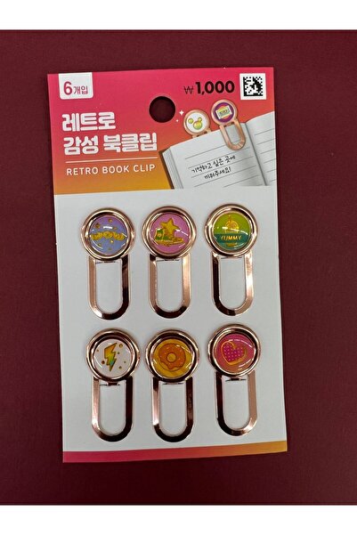 Concord Retro Book Clip - Ataç 6 ' lı