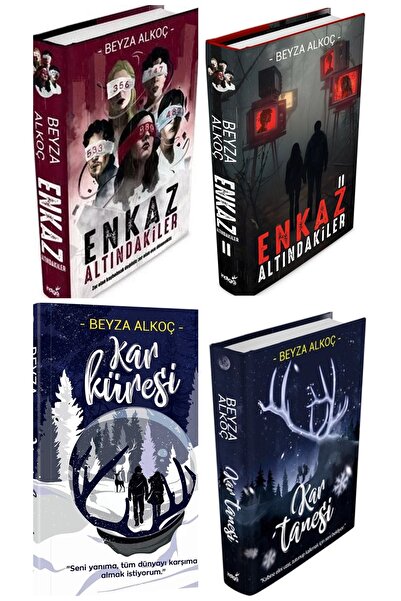 İndigo Kitap Enkaz Altındakiler 1 -2 Ciltli Kar Küresi - Kar Tanesi Ciltli Be...