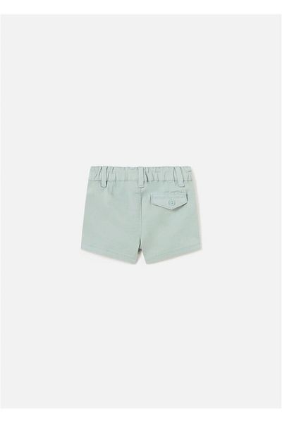 MAYORAL Baby Boy Mint Colored Corded Bermuda Shorts - 201 Model