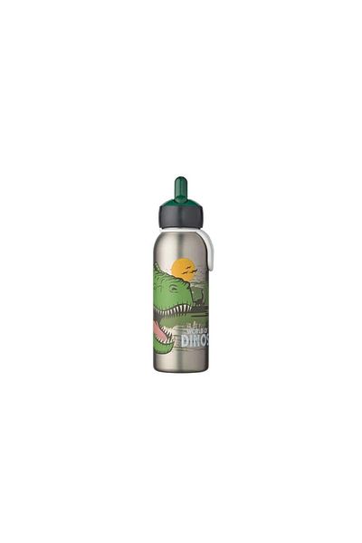 Mepal 350ml Dino - Insulated Bottle Flip up Campus Thermos Water Bottle