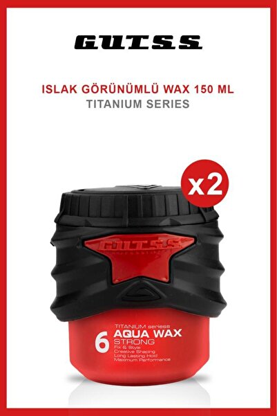 Şekillendirici Titanyum Aqua Wax NO:6 150ML X2