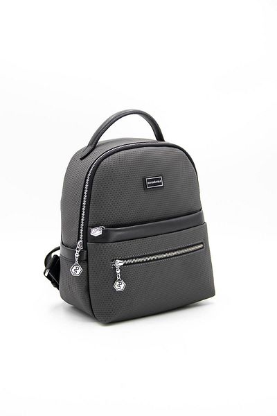 Silver Polo Silver & Polo Anthracite - Black SP1061 Women's Backpack
