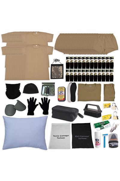Ö ÖZMERT ASKERİ MALZEME Novice Soldier Set - Personality Jand.24-Piece Basic