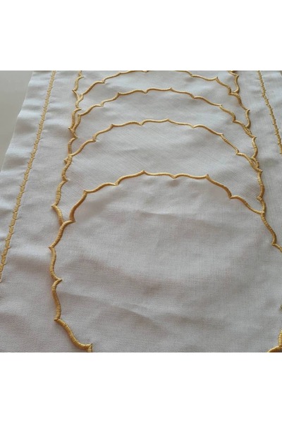 Nakışkonsept 6 серветок з автентичним візерунком та вишивкою, розмір 30x30