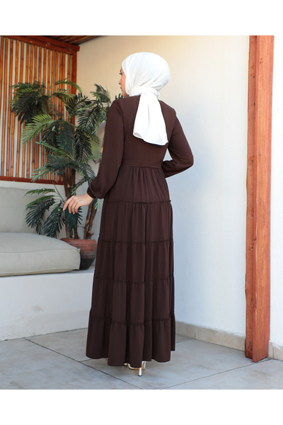 KADEEM Φεράκι από μετάξι Μεδίνας με κορδόνια 5 στρώσεων