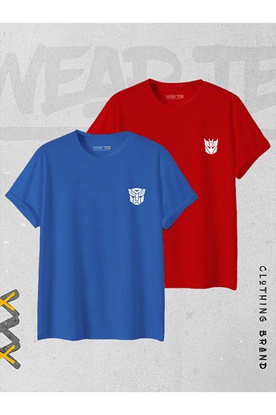 WEARTEX مجموعة للجنسين مكونة من قطعتين بتصميم محولات مطبوعة للزوجين